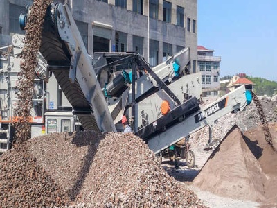 crushing and screening iron ore concentrate